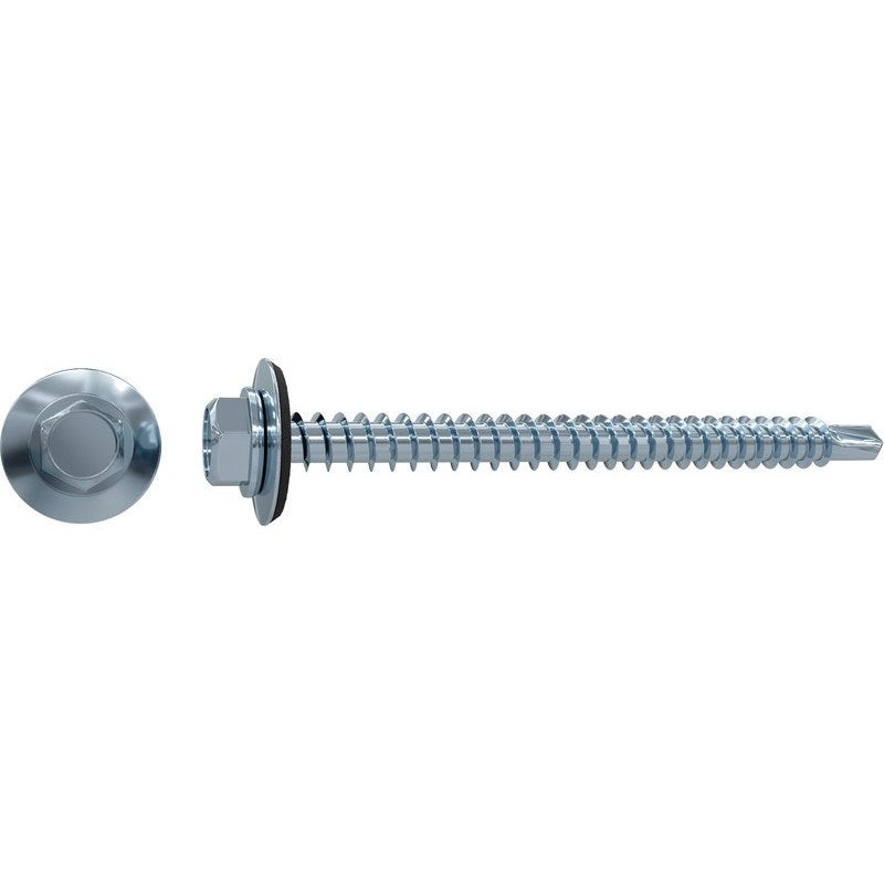 Lot de 10 Vis autoperceuse Acier Tête 6 Pans Hexagonal Standers X L.25 Mm