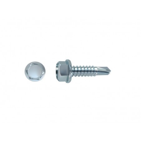 Lot de 80 Vis autoperceuse acier tête6 Pans Hexagonal Standers X L.25 Mm