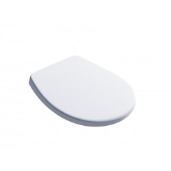 Abattant déclipsable frein de chute plastique thermodur Clicketclean blanc