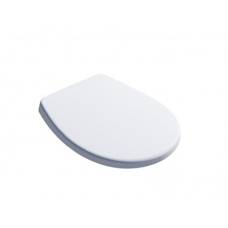 Abattant déclipsable frein de chute plastique thermodur Clicketclean blanc