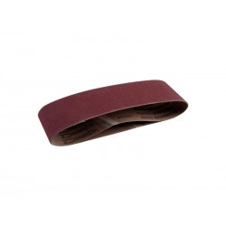 Lot de 2 bandes abrasives pour lime électrique 75 X 457mm Grains 40