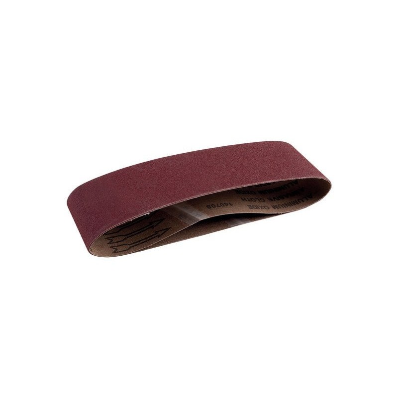 Lot de 2 bandes abrasives pour lime électrique 75 X 457mm Grains 40