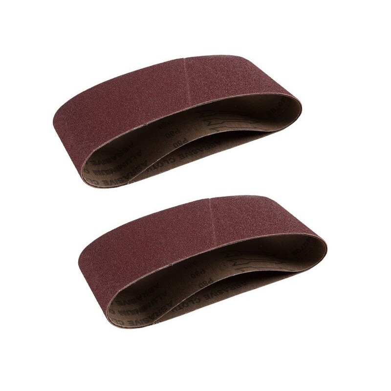 Lot de 2 bandes abrasives75 X 533mm Grains 120