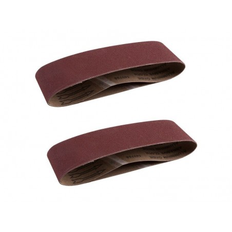 Lot de 2 bandes abrasives100 X 610mm Grains 40