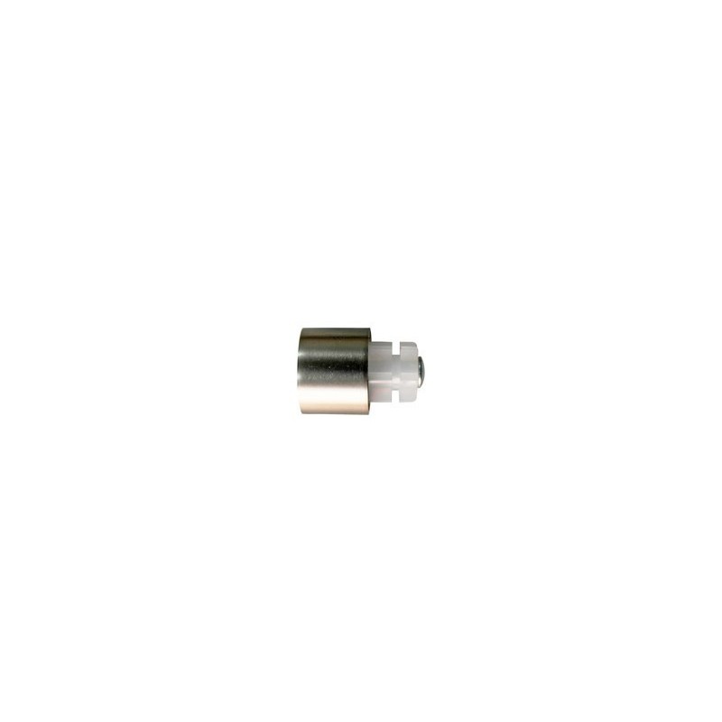 Lot de 2 Embouts Inspire Grise - Argent Clair Pour Tringle à Rideau Diam.28 Mm