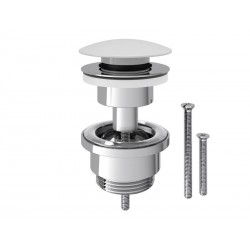 Bonde clic-clac universelle à  visser EQUATION blanc