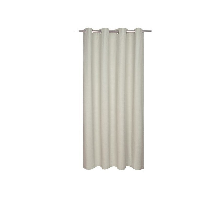 Rideau tamisant coton biologique Leya beige l.140 x H.280 cm -  - meilleure qualité