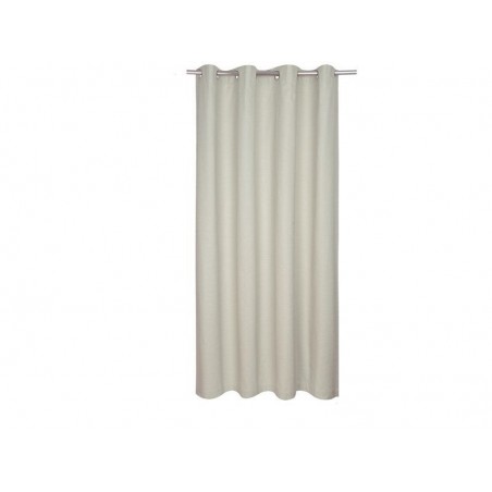 Rideau tamisant coton biologique Leya beige l.140 x H.280 cm -  - meilleure qualité