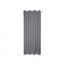 Rideau tamisant coton biologique Leya gris l.140 x H.280 cm -  - meilleure qualité