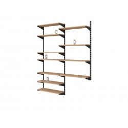 Serre-livres acier spaceo blanc p.80 X ep.0.88 cm