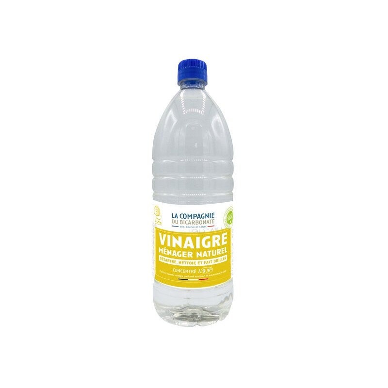 Vinaigre ménager naturel concentré à   12 degrés citron - 1L -  - meilleure qualité