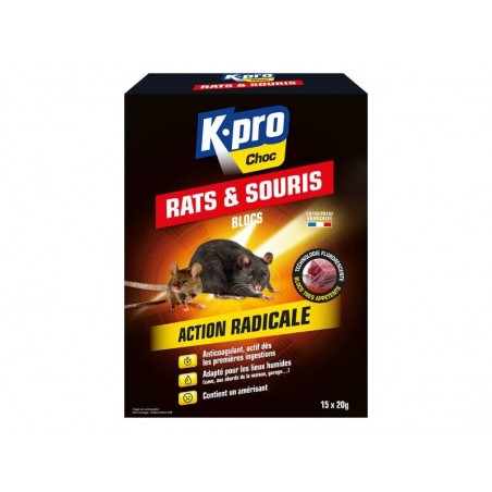 Blocs rats souris 300 gr -  - meilleure qualité