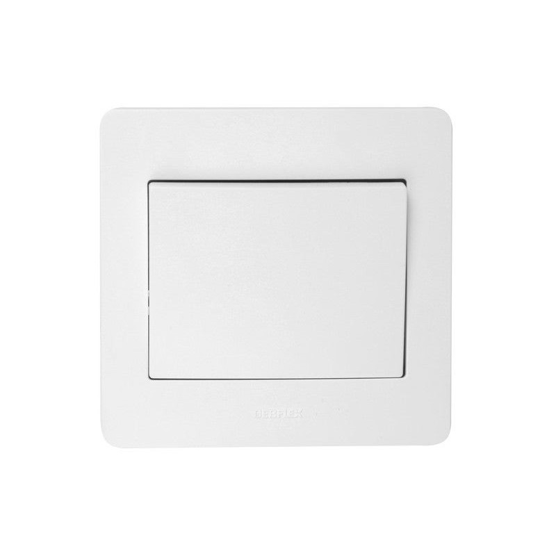 Interrupteur va-et-vient complet Diam2 DEBFLEX blanc