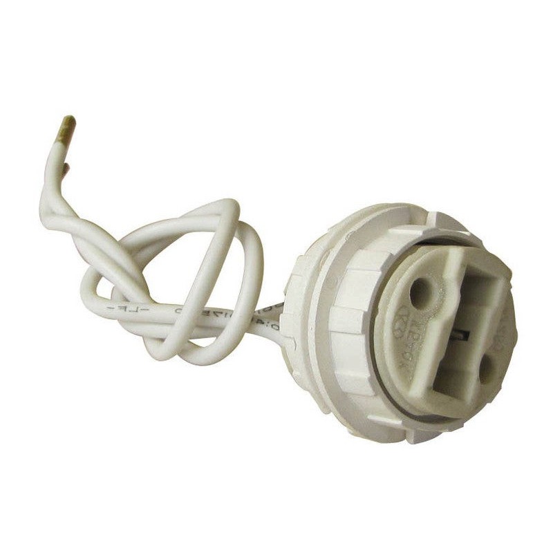 Douille Filetée Et Bagues Pour Halogène G9 Tibelec Plastique Blanc 100 W