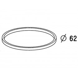 Joint de culot pour siphon 62 x 58 x 3 mm