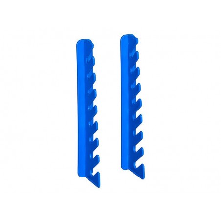 Ratelier 8 clés pour panneau mural jaune l.17.3 x H.21 x P.2.5 cm