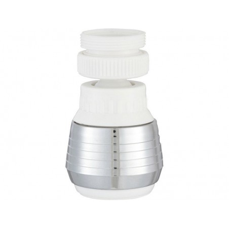 Mousseur rotule 2 jets blancmâle - femelle