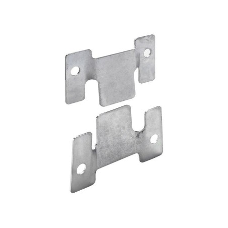 Lot de 2 raccords dassemblage acier zingue HETTICH l.100 mm