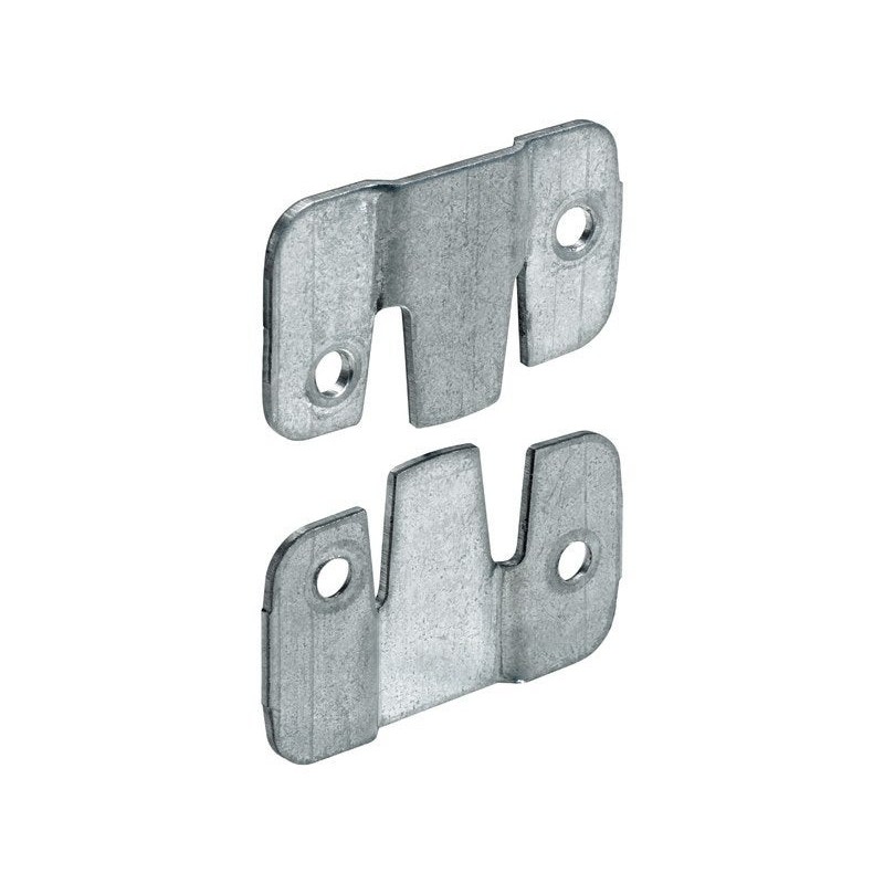 Lot de 2 raccords dassemblage acier zinguel.45 mm