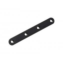 Patte dassemblage acier noirL. 120 mm x l.15 mm x H.0.2 cm