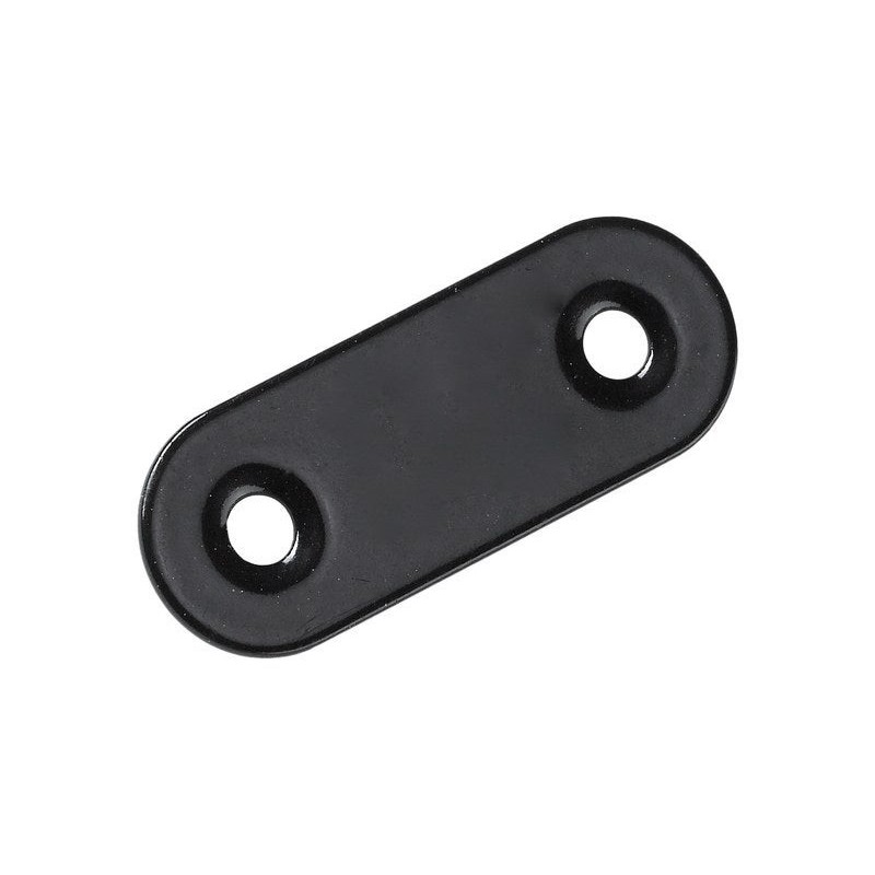 Patte dassemblage acier noirL. 40 mm x l.15 mm x H.0.2 cm