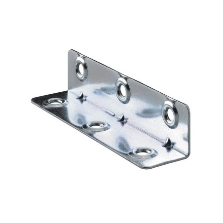 Equerre haute acier zingueL. 87 mm x l.20 mm x H.2 cm