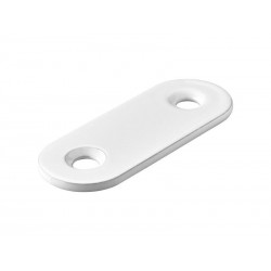Patte dassemblage acier blancL. 40 mm x l.15 mm x H.0.2 cm