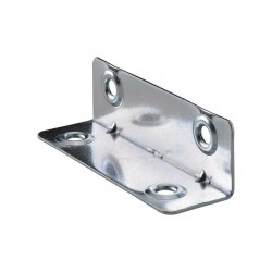 Equerre haute acier zingueL.67 mm x l.20 mm x H.2 cm