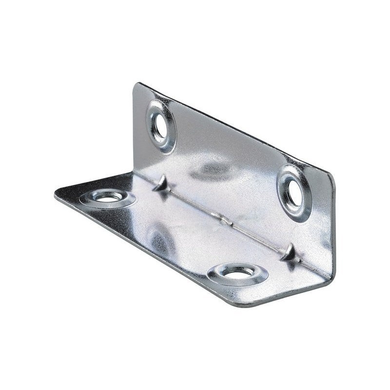 Equerre haute acier zingueL.67 mm x l.20 mm x H.2 cm