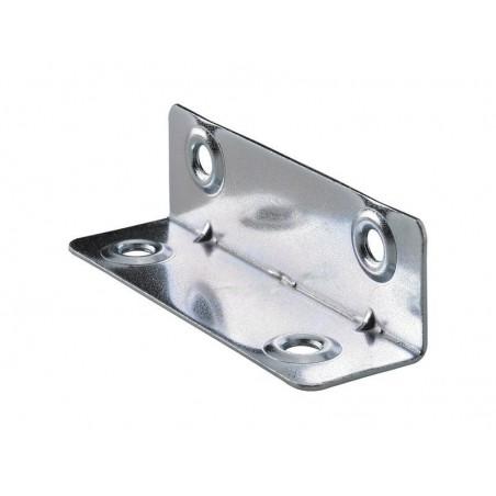 Equerre haute acier zingueL.67 mm x l.20 mm x H.2 cm