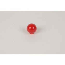 Bouton de meuble boule Rouge Abs H.29 X L.28 X P.28 Mm