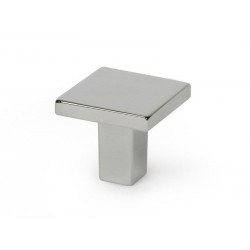 Bouton de meuble carré Argent Zamak H.28 X L.30 X P.30 Mm