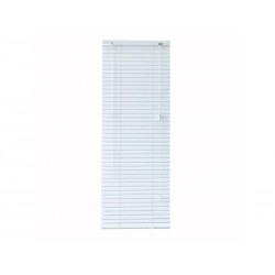 Store vénitien aluminium 25 mm Los angeles blanc l.120 x H.175 cm
