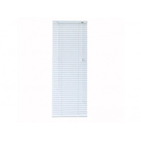 Store vénitien aluminium 25 mm Los angeles blanc l.120 x H.175 cm