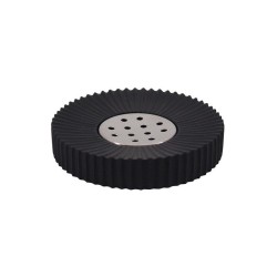 Porte-savon résine line noir -  - meilleure qualité