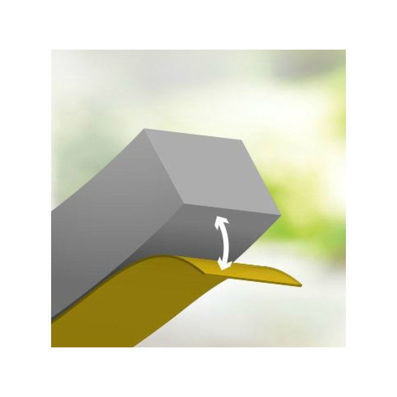 Joint de porte de garage AXTON 3 à 16 mm L.6 m gris