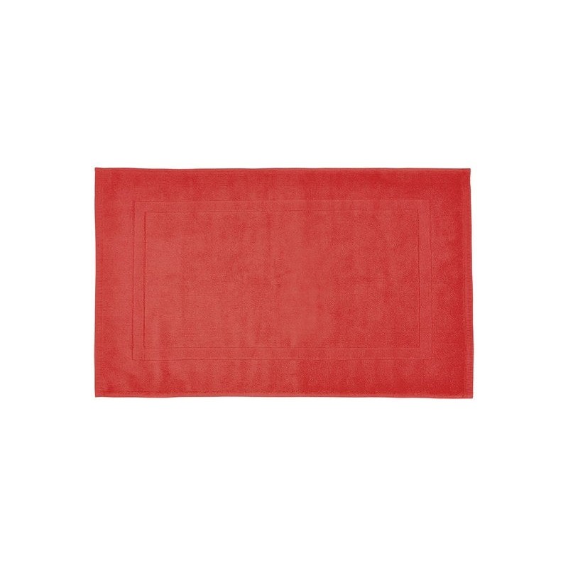 Tapis de bain 50x80 cm rouge