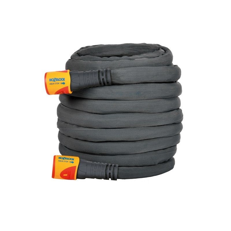 Tuyau darrosage textile ultraflexible avec raccords 125m Hozelock Tuffhoze