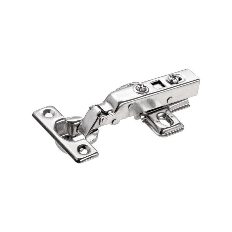 Charnière invisible acier pour meuble applique entraxe 38 mm D.26 mm