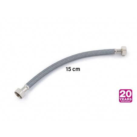 Flexible dalimentation 15 cm femelle - femelle 12 x 17 polyéthylène ondulé 20 ans