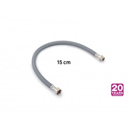 Flexible dalimentation 15 cm mâle - femelle 15 x 21 polyéthylène ondulé 20 ans