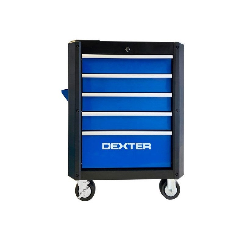 Servante datelier 5 tiroirstôle et plastique L.46 cm