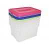 Lot de 5 boîtes de rangement polypropylène  44.8x 34.5x22.5 cm|Sanifer