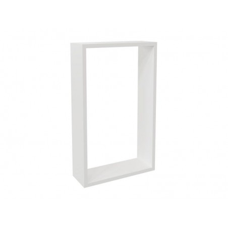 Lot de 2 étagères cube blancmat L.45 x H.27 x p.27 cm Ep.12mm