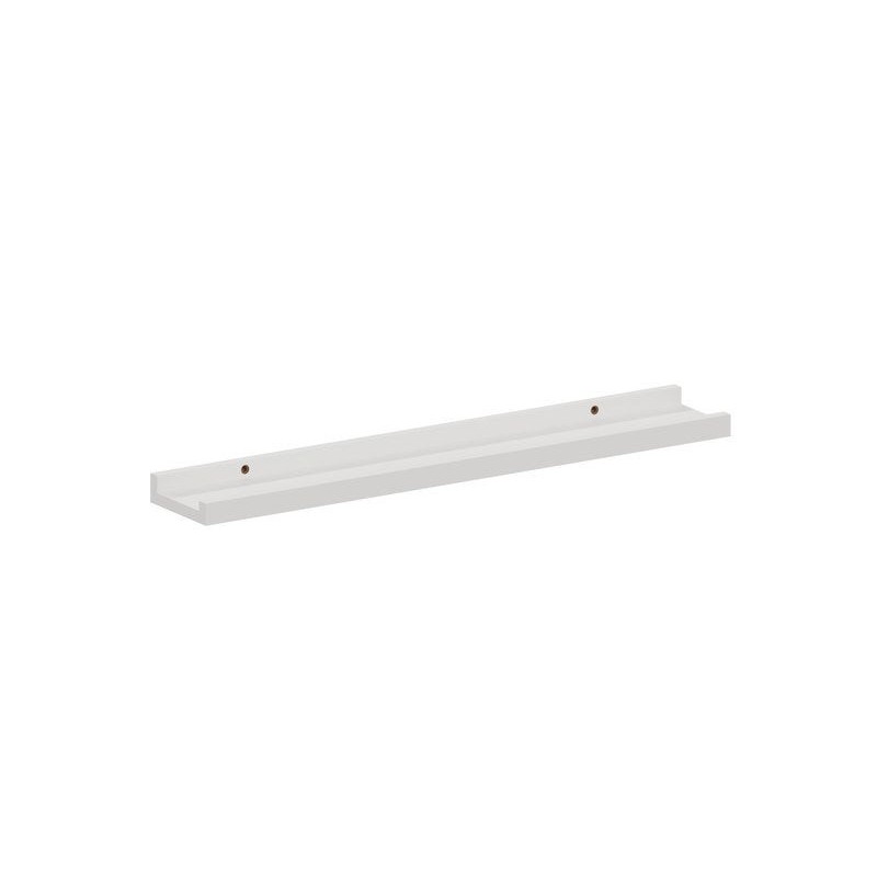 Etagère tiroir blanc mat L.60 x H.1.2 x P.10 cm Ep.12 mm