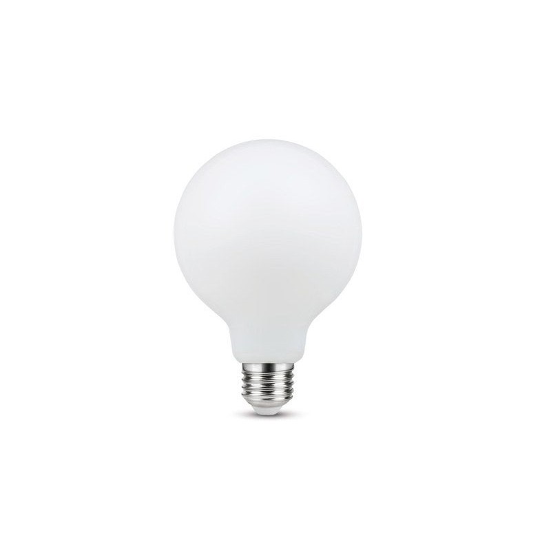 Ampoule globe led a filament dépoli E27 9.5 W