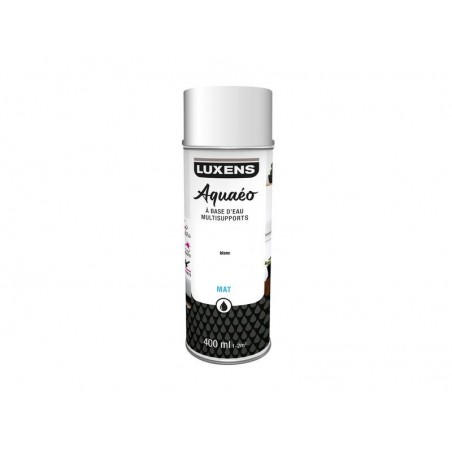 Peinture aérosol Aquaeo  blanc  mat 400  ml -  - meilleure qualité