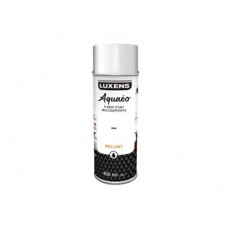 Peinture aérosol Aquaeo  blanc brillant 400  ml -  - meilleure qualité