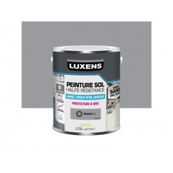 Peinture pour sol garage béton et carrelage haute resistance 2.5 L granit 3 satiné -  - meilleure qualité