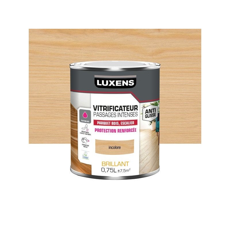 Vitrificateur parquet passages intenses LUXENS